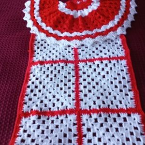 Vintage bed decor, center piece, handcrafted